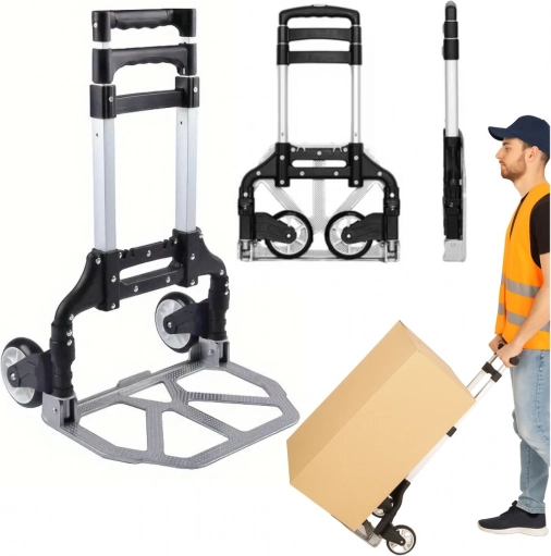 Carrello di trasporto pieghevole leggero in alluminio 70 kg