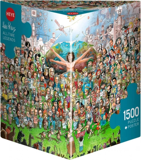 Heye Puzzle Legends of All Time 1500 Pieces