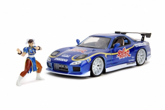 Street Fighter 1993 Mazda RX7 Model by Jada Toys