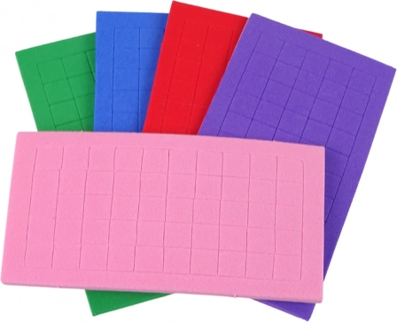 Pièces colorées