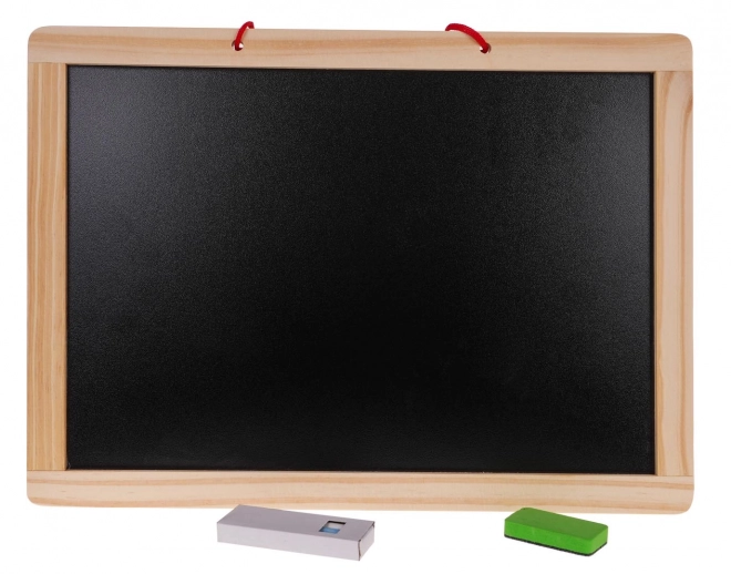 Wooden Chalkboard Set with Accessories