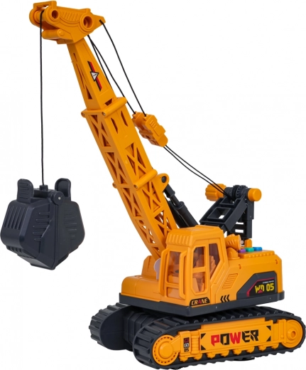 Manually controlled boom and claws