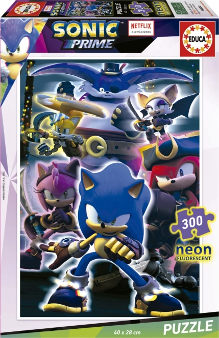 Educa Sonic Prime Neon Puzzle 300 Pieces