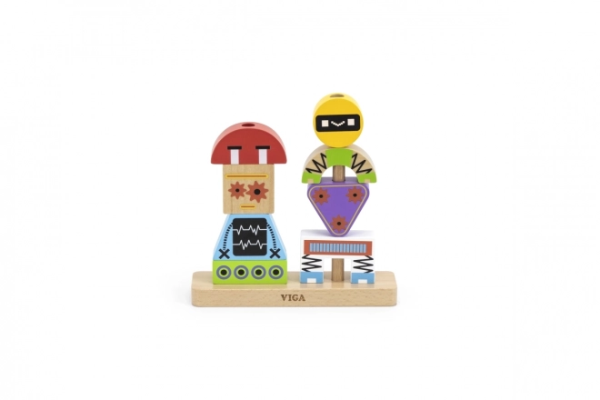 Wooden Building Set - Robot