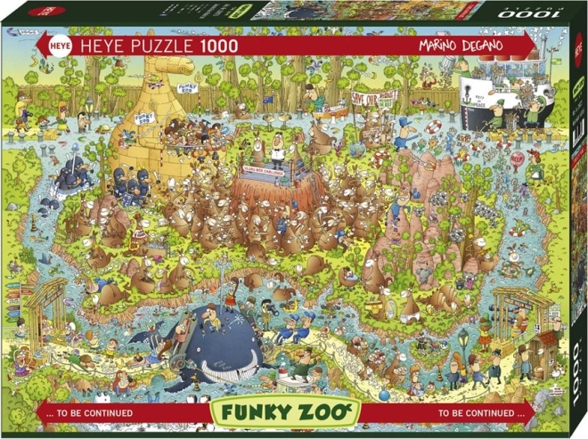 HEYE Puzzle Funky ZOO: Australian Exhibit 1000 Pieces