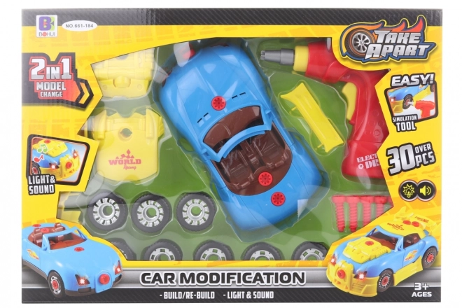 Screwable Building Set Car