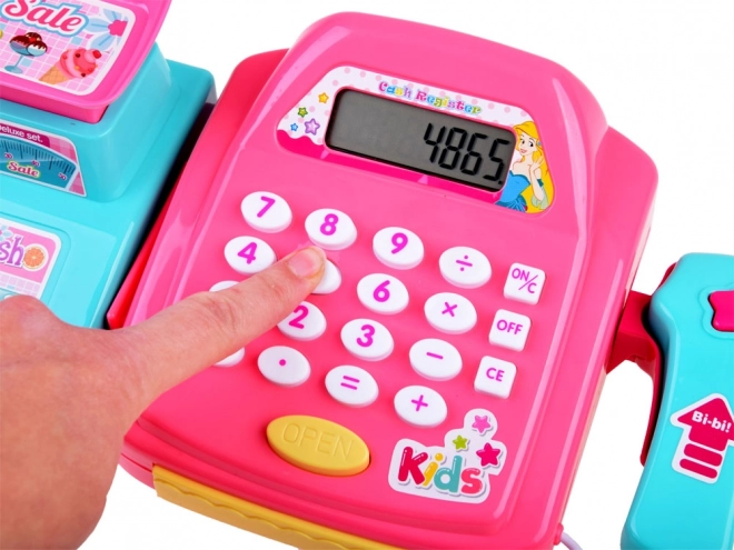 Calcolatrice funzionante e schermo LCD