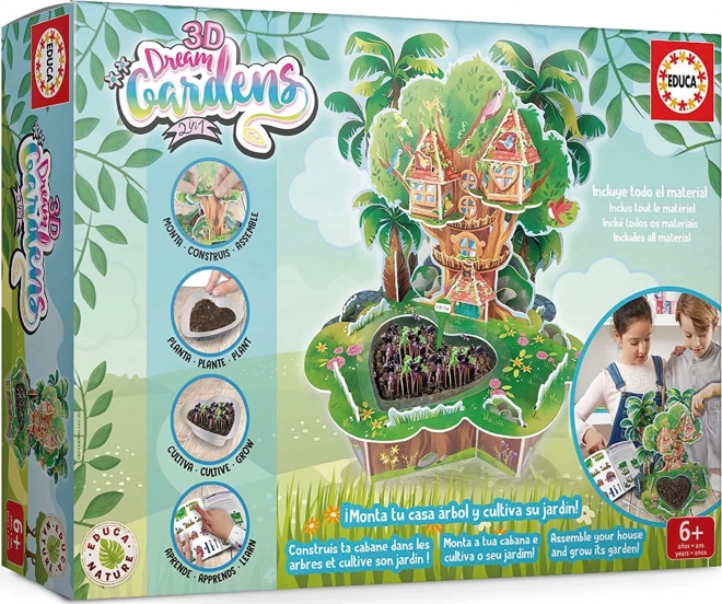 EDUCA 3D Dream Gardens: Treehouse Creative Set