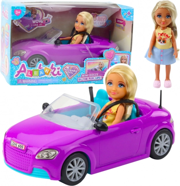 Mini doll Ankiki convertible purple