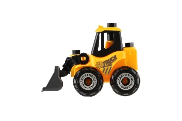 Construction Toy Vehicle with Screwdriver