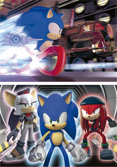 Glowing Puzzle Sonic Prime Set by EDUCA