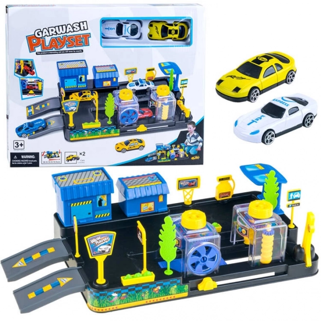 Car Wash And Gas Station Set