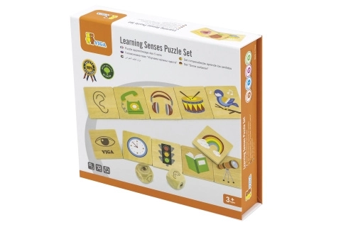 Educational Wooden Puzzle - Senses