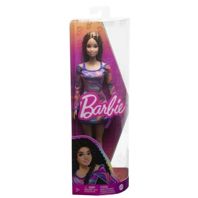 Barbie Model Rainbow Marble Dress