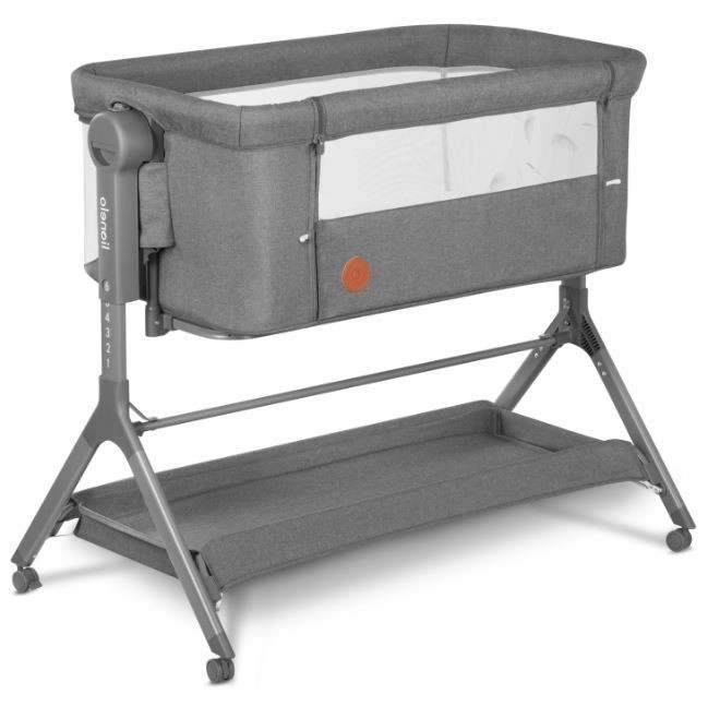 Leonie Plus Gray Crib with Rocking Function