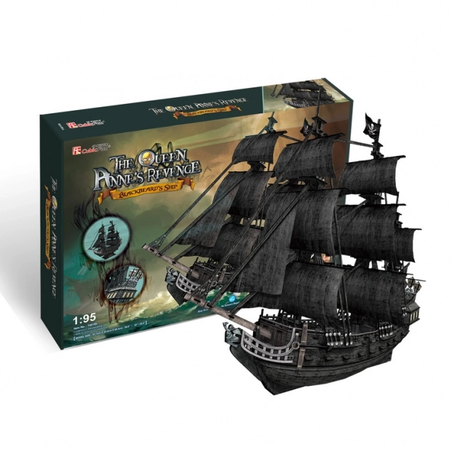 3D Puzzle Queen Anne's Revenge Pirate Ship