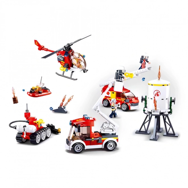 Fire Rescue Unit Building Set