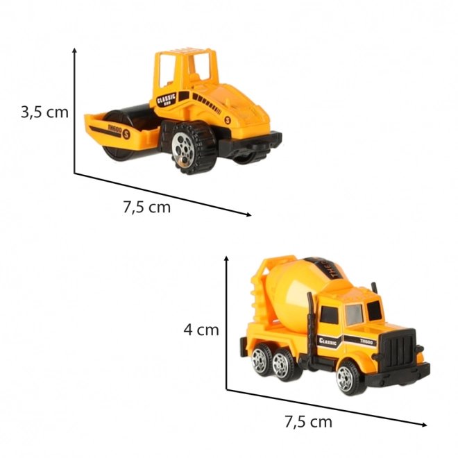 Construction Machinery 6-Piece Vehicle Set