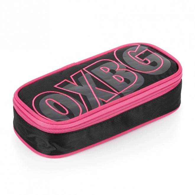 OXY Black Line Pink School Pencil Case