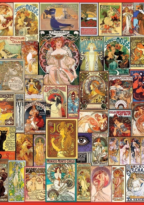 Art Puzzle Art Nouveau Poster 1500 Pieces