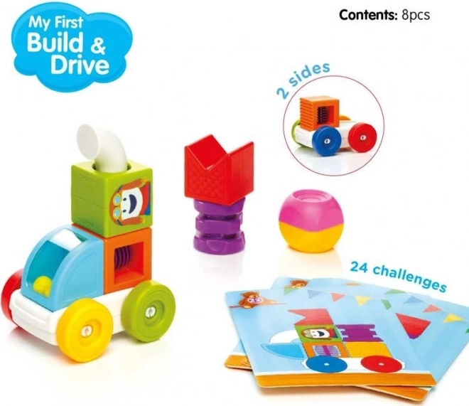 SmartMax My First Magnetic Building Set with 2-in-1 Car