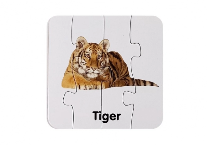 Educational Puzzle Wild Animals