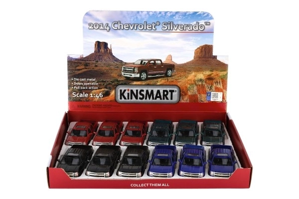 Chevrolet 2014 Silverado Pull-back Toy Car