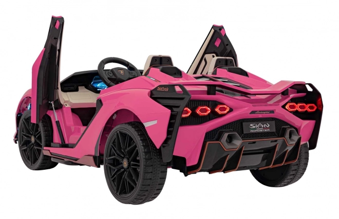 Ružové vozidlo Lamborghini Sian – Ružové