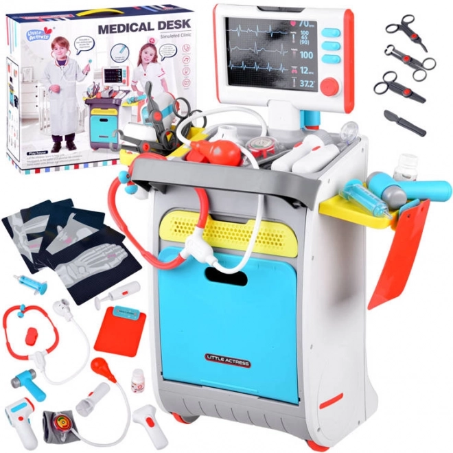 Medical Playset Toy Doctor Trolley