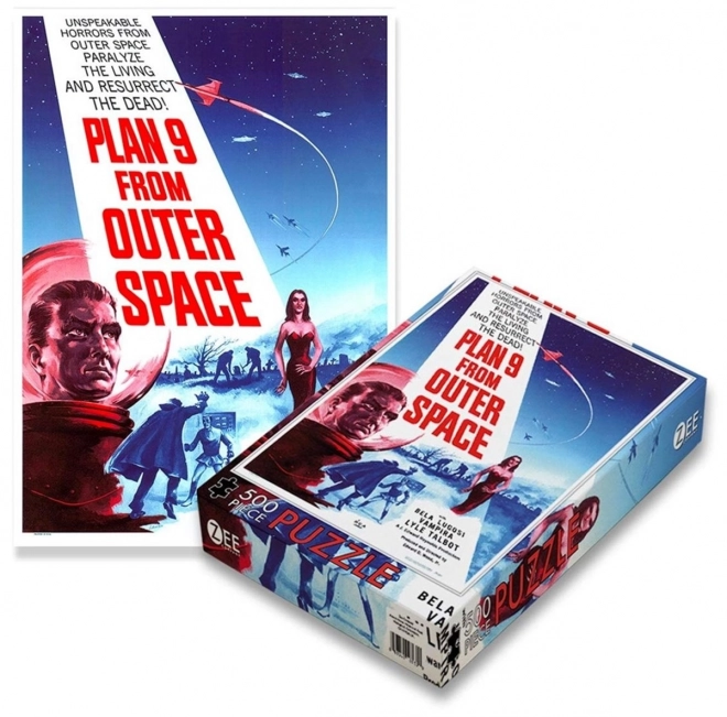 Plan 9 From Outer Space 500 Piece Puzzle