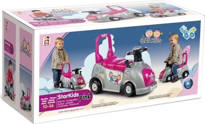 Chicos Ride-On Toy Star Kids 3-in-1 Pink