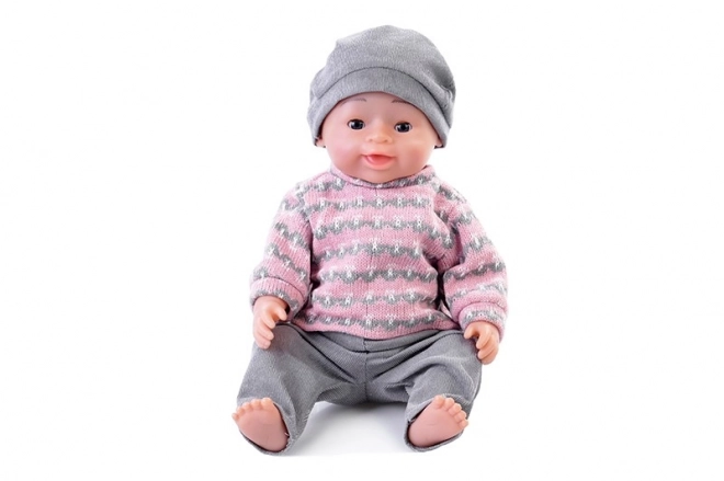 Interactive Crying Baby Doll 43 cm by Natalya Collection
