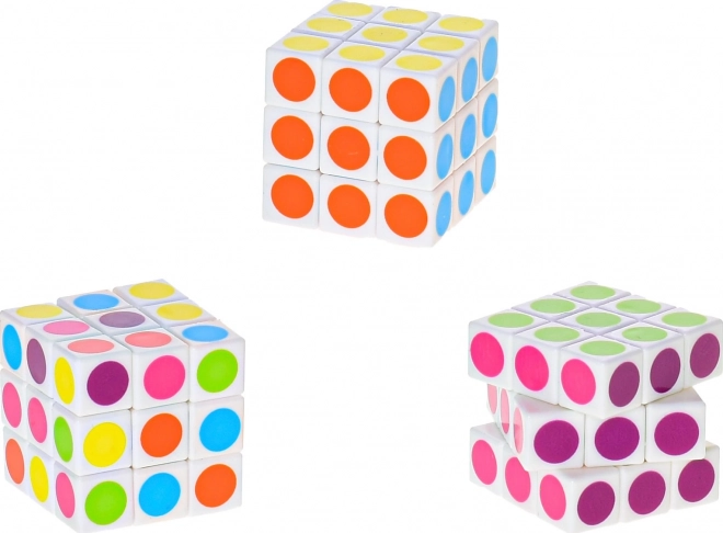 Mini Puzzle Cube with Dots