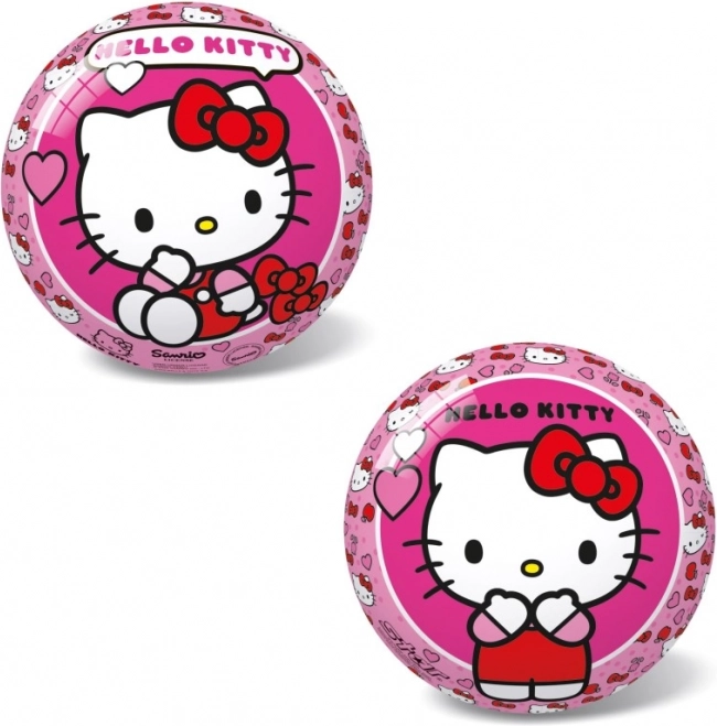 Lopta Hello Kitty roza 23 cm