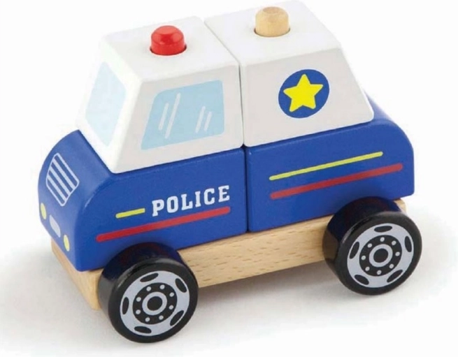 VIGA wooden puzzle Police