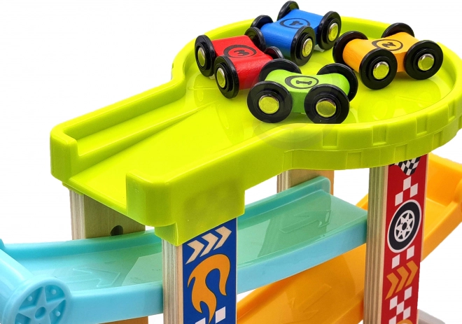 Tooky Toy Barevná skluzavka pro auta