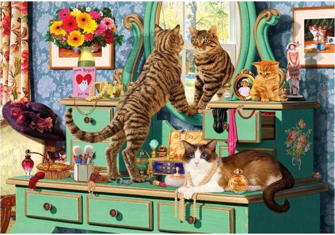 Anatolian puzzle cat vanity table 260 pieces