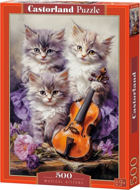 Musical Kittens 500 Piece Jigsaw Puzzle