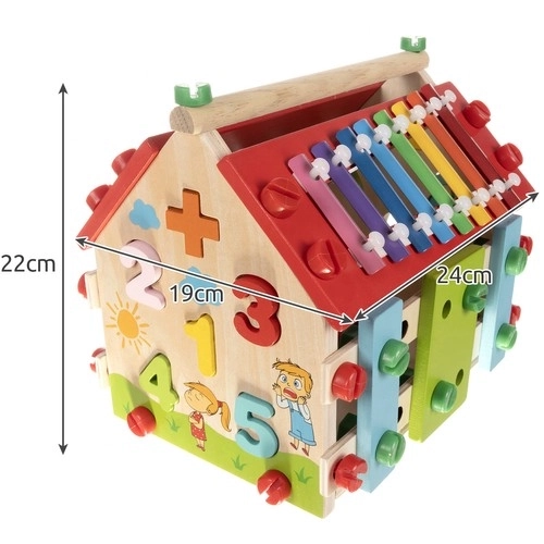 Educational Wooden House for Kids