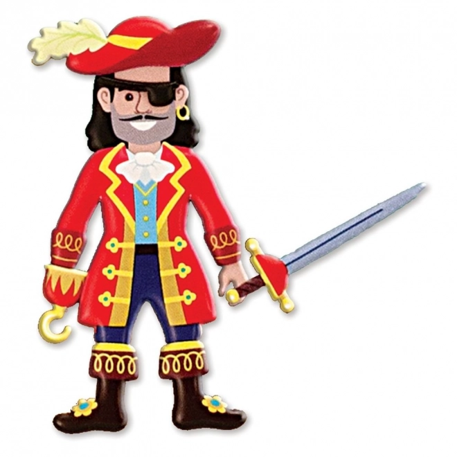 Reusable Puffy Stickers - Pirates