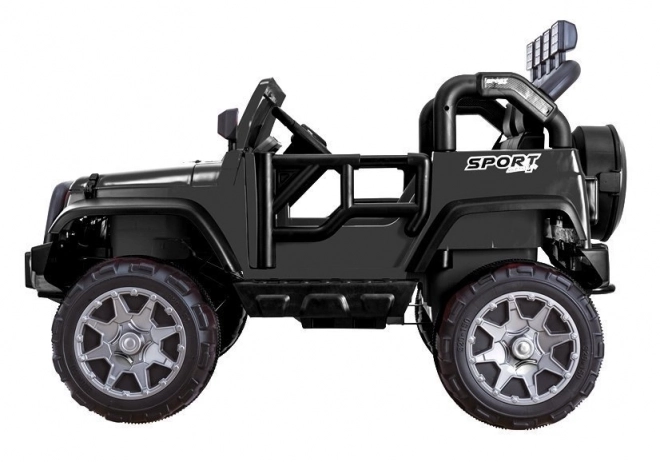 Black Battery Powered Jeep for Kids