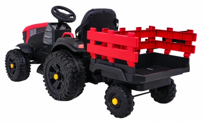 Titan Tractor with Trailer Red