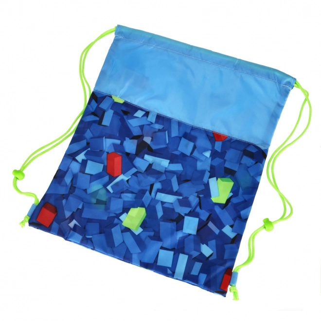 Bambino drawstring bag blue