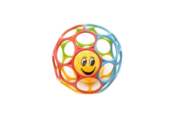 Squeezable Soft Plastic Ball with Rattle