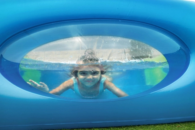 Inflatable Children's Pool with View Windows