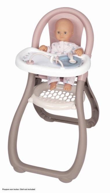 Doll High Chair with Accessories