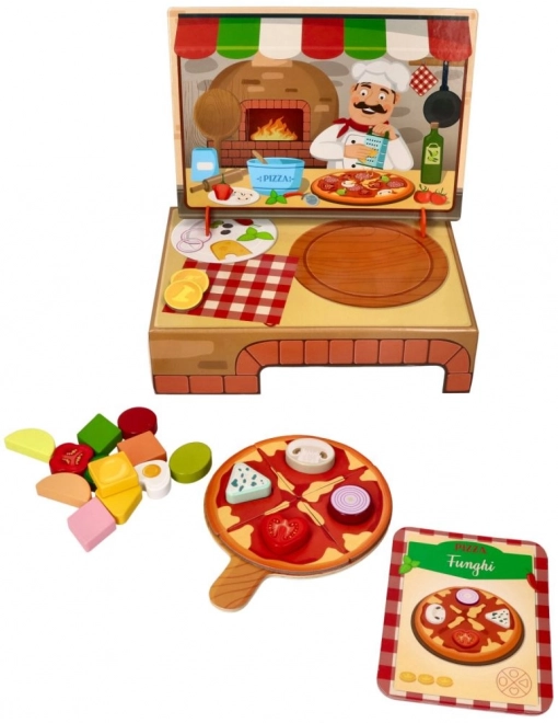 Wooden Pizzeria Set