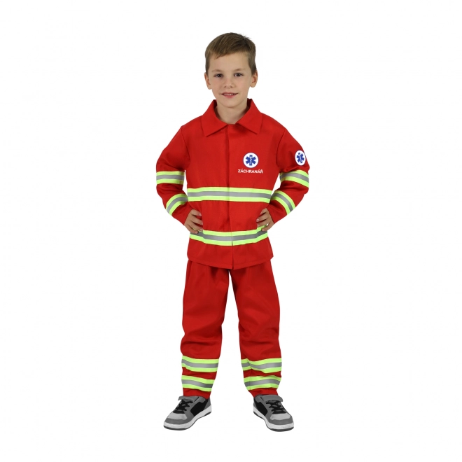 Children's Rescue Costume with Czech Print