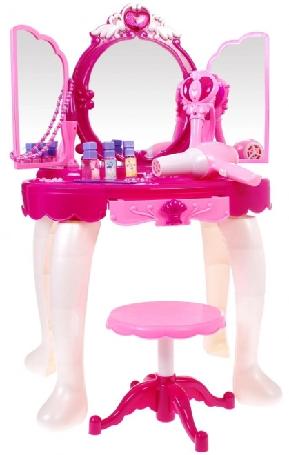 Princess Vanity Set with Accessories in Pink