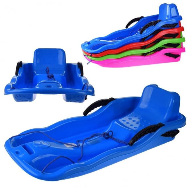 Ergonomic Plastic Sled with Rope